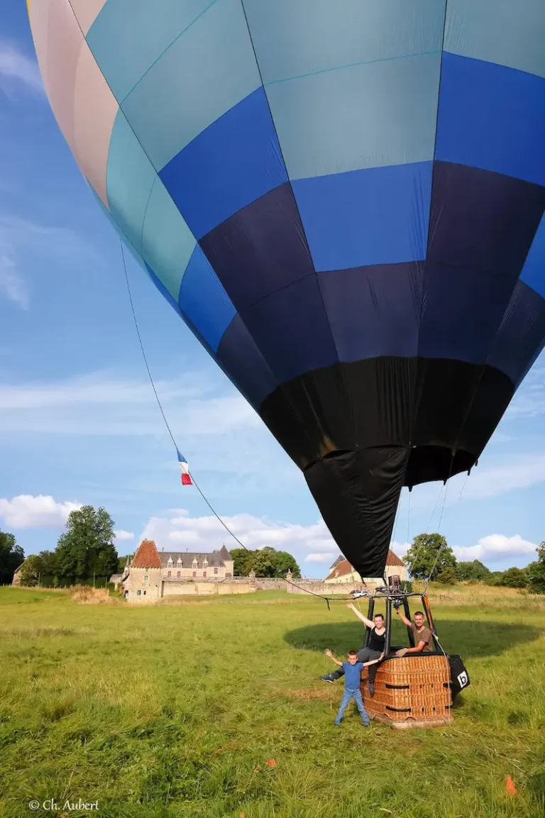 Montgolfiere Air Du Perche Pre Vol Chateau Feugerets